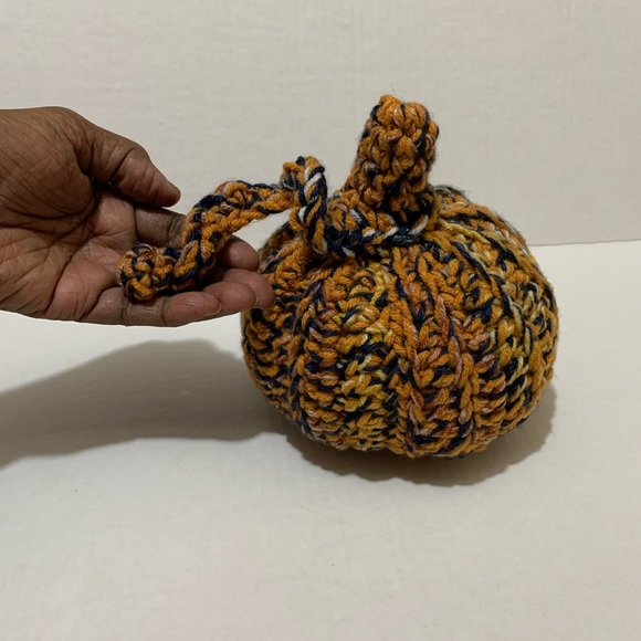 Fall Decor Kitchen Decor Handmade Crochet Pumpkin - Picture 7 of 16